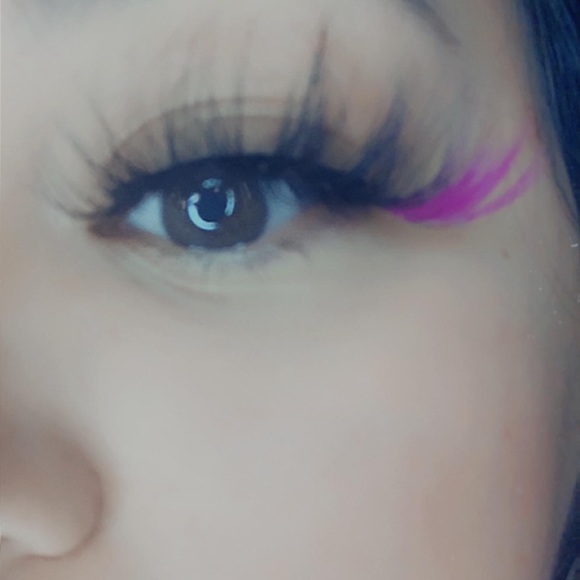 Lashes pink blue and magenta - Picture 2 of 3